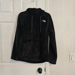 The North Face Hoodie Womens L Black Bellarine Fleece Outdoor Camping Pocket